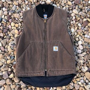 Vintage Carhartt Brown Vest!